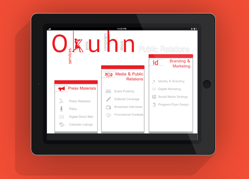 Okuhn PR Campaings page