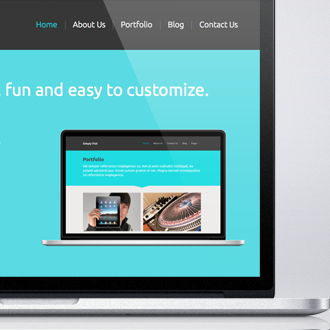 Simply Flat website