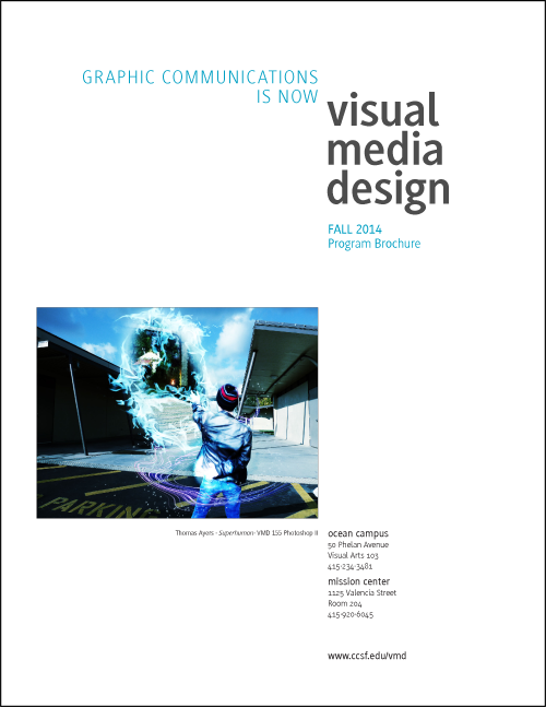 Design Dept. Fall Schedule cover